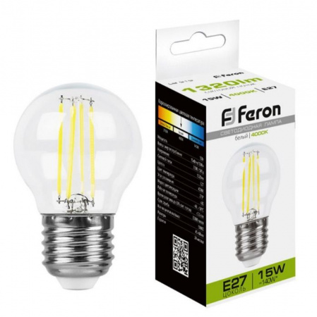 15W Лампа, 230V E27 4000K прозрачная, LB-515 - КОЛОРЛОН ВТД Новосибирск