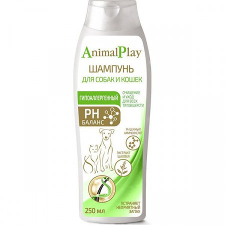 Шамп Animal Play Гипоаллергенный д/собак/кошек 250мл - КОЛОРЛОН ВТД Новосибирск