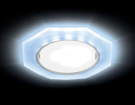 Точка G216 CL/CH/CLD хром/прозрачный GX53+3W (LED COLD) - КОЛОРЛОН ВТД Новосибирск