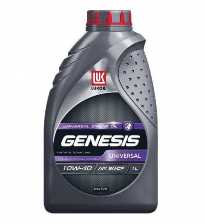 Масло моторное ЛУКойл GENESIS UNIVERSAL 10W40 1л - КОЛОРЛОН ВТД Новосибирск