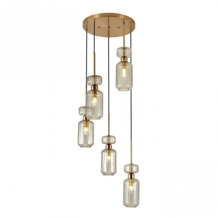 ***Подвес Escada 1141/5S E14*60W Beige - КОЛОРЛОН ВТД Новосибирск