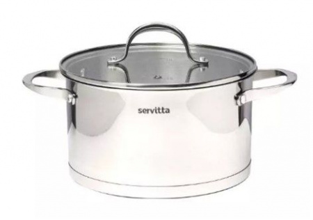 Sr0108  Кастрюля с крышкой Servitta 3,3 литра серия Rigoroso - КОЛОРЛОН ВТД Новосибирск