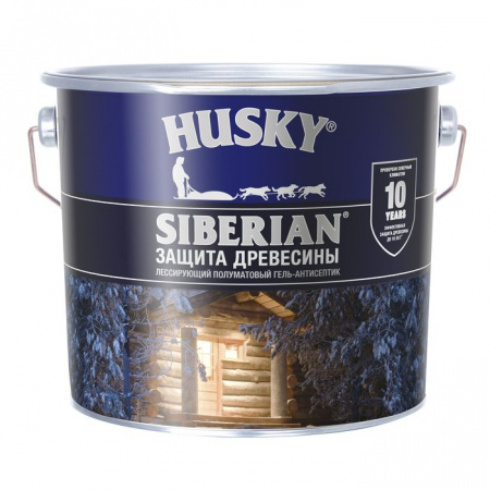 HUSKY SIBERIAN Гель-антисептик полуматовый орегон (2,7л; 3шт) - КОЛОРЛОН ВТД Новосибирск