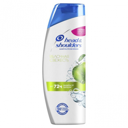 HEAD & SHOULDERS Шампунь против перхоти Яблочная свежесть 400мл - КОЛОРЛОН ВТД Новосибирск