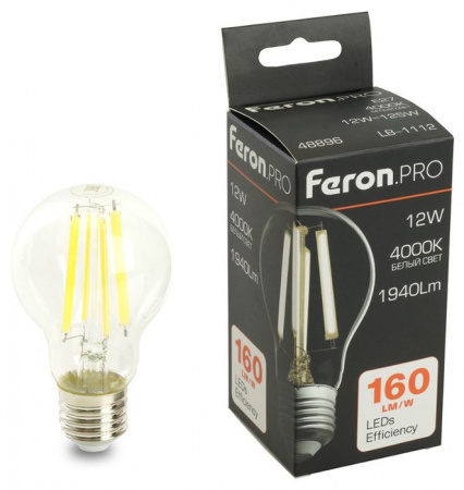 12W Лампа LED1940LM 12W 175-265V E27 4000K, LB-1112 - КОЛОРЛОН ВТД Новосибирск