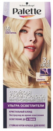 Palette L0 Ультра осветлитель Стойкая крем-краска - КОЛОРЛОН ВТД Новосибирск