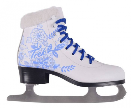 34 Коньки фигурные TREK Flowers Fur (RU34;EU35;CM21.5) - КОЛОРЛОН ВТД Новосибирск