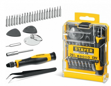 STAYER  UNIX-29 набор для точных работ (25614) - КОЛОРЛОН ВТД Новосибирск