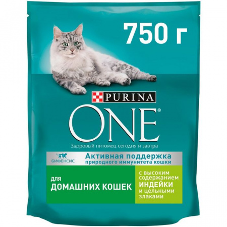 750Г СУХОЙ КОРМ PURINA ДЛЯ КОШЕК ДОМ ИНДЕЙКА  457166 - КОЛОРЛОН ВТД Новосибирск
