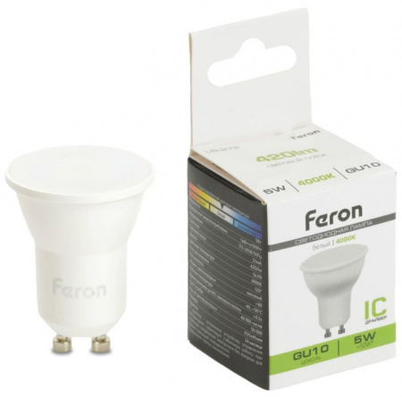 5W 230V GU10 4000K MR11, LB-272 - КОЛОРЛОН ВТД Новосибирск