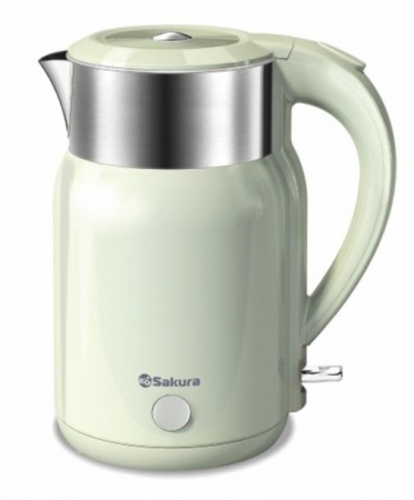 SAKURA Чайник электр SA-2182GR (1.8) св зелен д - КОЛОРЛОН ВТД Новосибирск
