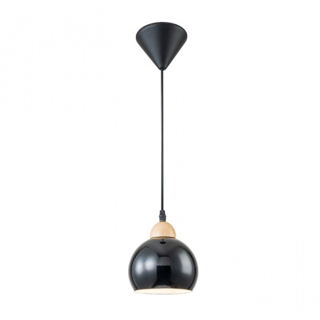***Подвес Escada 10178/1S E27*40W Black/Wood - КОЛОРЛОН ВТД Новосибирск