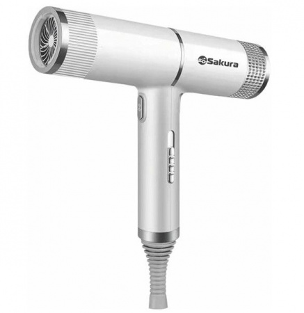 SAKURA Фен электро SA-4051W 1600Вт 3реж хол.сушка LED подсветка - КОЛОРЛОН ВТД Новосибирск
