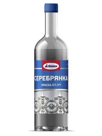 Краска "Серебрянка" Д-513 0.5л/бутылка - КОЛОРЛОН ВТД Новосибирск