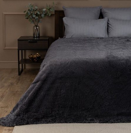 Плед Buenas Noches искусст мех TF F072DKGY 2224 ДВ 19-3918 - КОЛОРЛОН ВТД Новосибирск