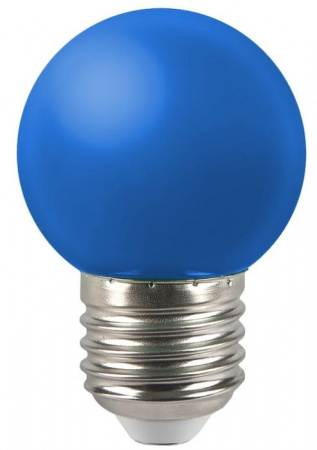 5W Лампа GLDEN-G45PB-5-230-E27 BLUE - КОЛОРЛОН ВТД Новосибирск