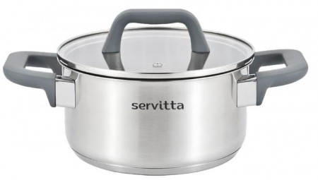 Sr0309  Кастрюля с крышкой 5,8 литра Servitta серия Porto - КОЛОРЛОН ВТД Новосибирск