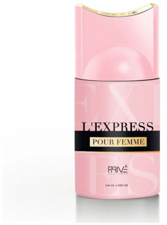 Prive Парфюмированный део-спрей L' EXPRESS POUR FEMME жен.250мл - КОЛОРЛОН ВТД Новосибирск
