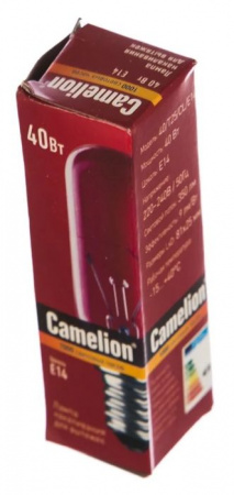 Camelion MIC 40/T25/CL/E14 лампа накал.для вытяжек - КОЛОРЛОН ВТД Новосибирск