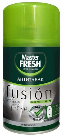 Master FRESH Освежитель воздуха сменный баллон Антитабак 250мл - КОЛОРЛОН ВТД Новосибирск