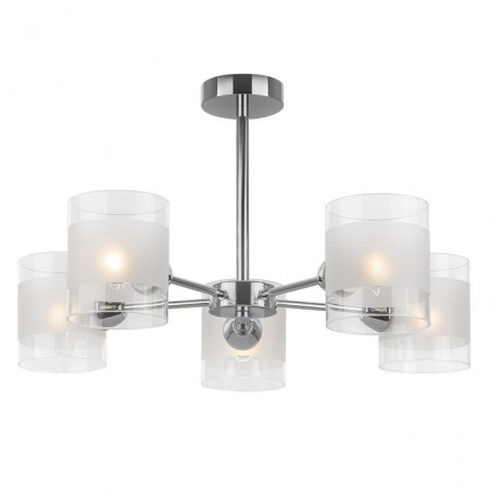 Потолочный светильник  Escada 681/5P E14*40W Chrome - КОЛОРЛОН ВТД Новосибирск