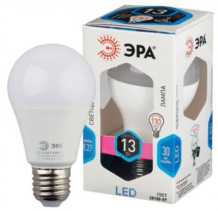 13W Led Эра A60-840-E27 Лампа - КОЛОРЛОН ВТД Новосибирск