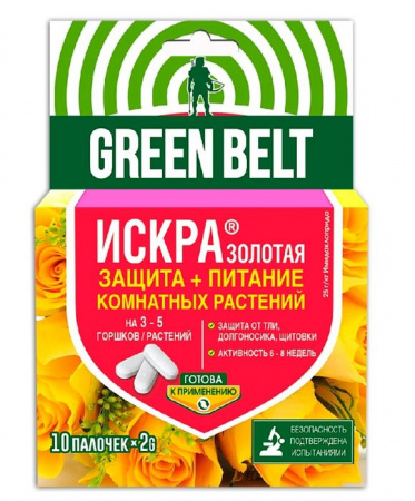 ИСКРА Золотая д/защиты комн.растений 10 палочек ГБ - КОЛОРЛОН ВТД Новосибирск