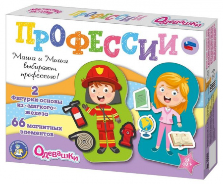 04112 Игра магнитная "Одевашки. Профессии" Магнитные истории ДК - КОЛОРЛОН ВТД Новосибирск