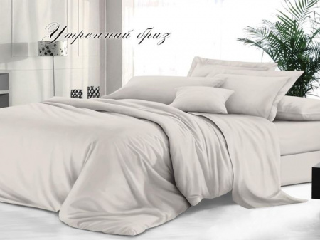 КПБ 1,5-ный "Sateen De Luxe", сатин гладкокрашеный, Утренний бриз - КОЛОРЛОН ВТД Новосибирск