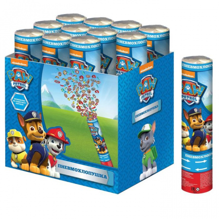 31026Хлопушка Paw Patrol 30 см_наполнение форма Щенки - КОЛОРЛОН ВТД Новосибирск