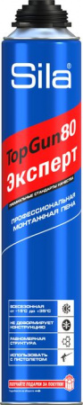 Sila TopGun 80 Эксперт всесезонная профессиональная монтажная пена, 885 мл - КОЛОРЛОН ВТД Новосибирск