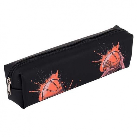Пенал-косметичка силикон КОКОС 200*50*40 "Basketball" 230418 прямоуг. - КОЛОРЛОН ВТД Новосибирск