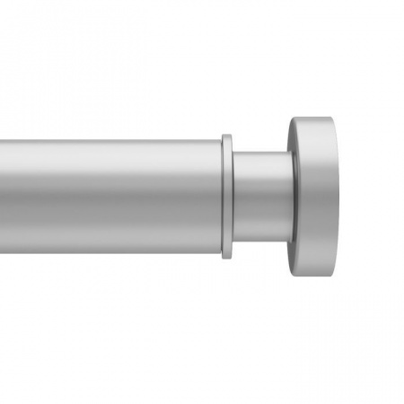 020A200I14, Карниз для ванной комнаты, 110-200 см, матовый хром, ID - КОЛОРЛОН ВТД Новосибирск