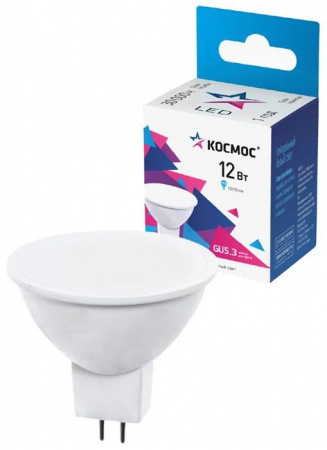 12W Лампа JCDR КОСМОС 12W 174-265V GU5.3 4500K - КОЛОРЛОН ВТД Новосибирск
