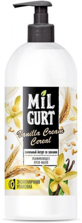 Мыло жидк MILGURT Ванильный йогурт со злаками 860гр - КОЛОРЛОН ВТД Новосибирск