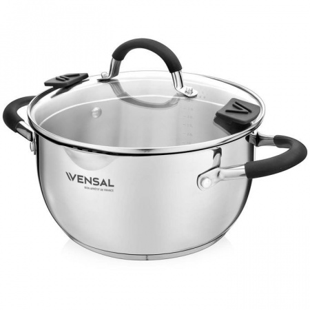 VS1524 Кастрюля с крышкой Vensal Magique 4.5л (24см) - КОЛОРЛОН ВТД Новосибирск