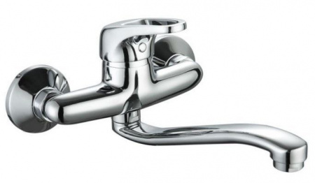 Смеситель д/к GROSS AQUA 4548511-20S настенный Optima - КОЛОРЛОН ВТД Новосибирск