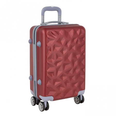 РА102 (2-ой) Maroon бордовый (20") пластикABS чемодан малый - КОЛОРЛОН ВТД Новосибирск