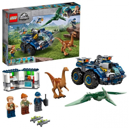 75940Конструктор LEGO JURASSIC WORLD "Побег галлимима и птеранодона" - КОЛОРЛОН ВТД Новосибирск