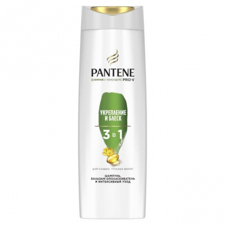PANTENE Шампунь/бальзам-ополаскиватель/интенсив уход 3в1 СлияниеСПриродой УкреплениеИБлеск 360мл * - КОЛОРЛОН ВТД Новосибирск