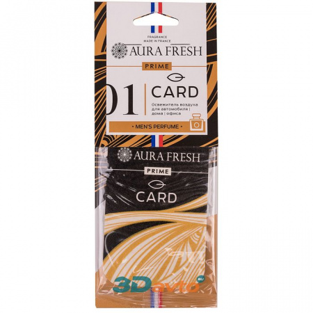 Ароматизатор AURA FRESH PRIME CARD №1 DIOR EAU SAUVAGE - КОЛОРЛОН ВТД Новосибирск