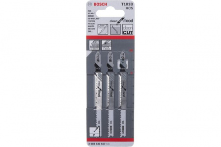 BOSCH Professional 3 ЛОБЗИКОВЫЕ ПИЛКИ T 101 B, HCS - КОЛОРЛОН ВТД Новосибирск